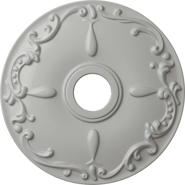 Ekena Millwork Kent Ceiling Medallion (Fits Canopies up to 5"), Hand-Painted Frost, 18"OD x 3 1/2"ID x 1 1/4"P CM18KEFRF - main